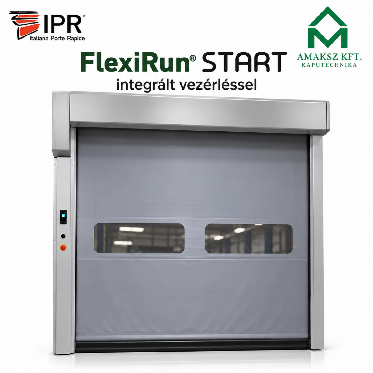 Újdonság az IPR-től: megérkezett a FlexiRun START® önjavító ipari gyorskapu